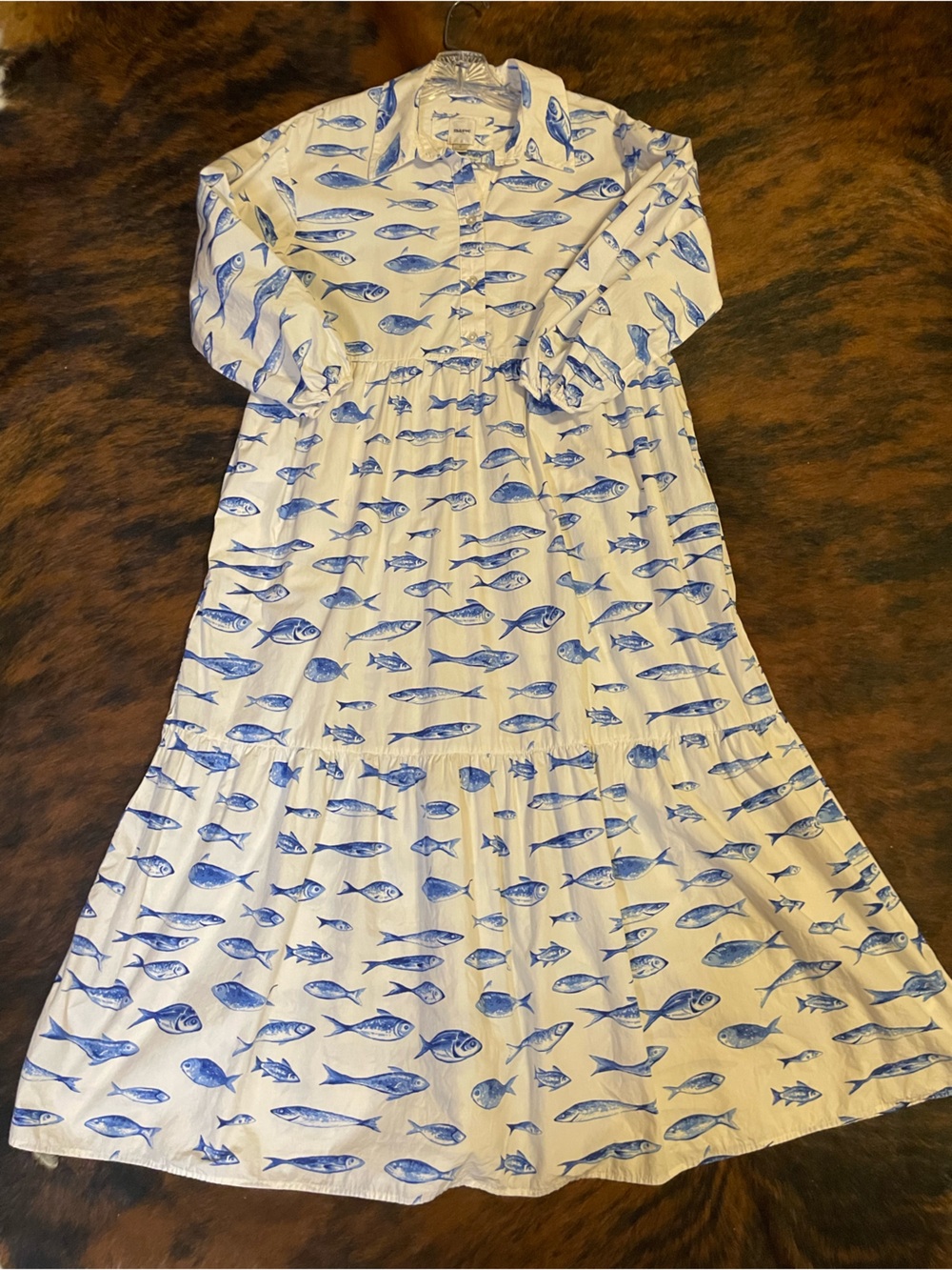 Anthropologie Maeve Bettina tiered shirt dress - Picture 9 of 9